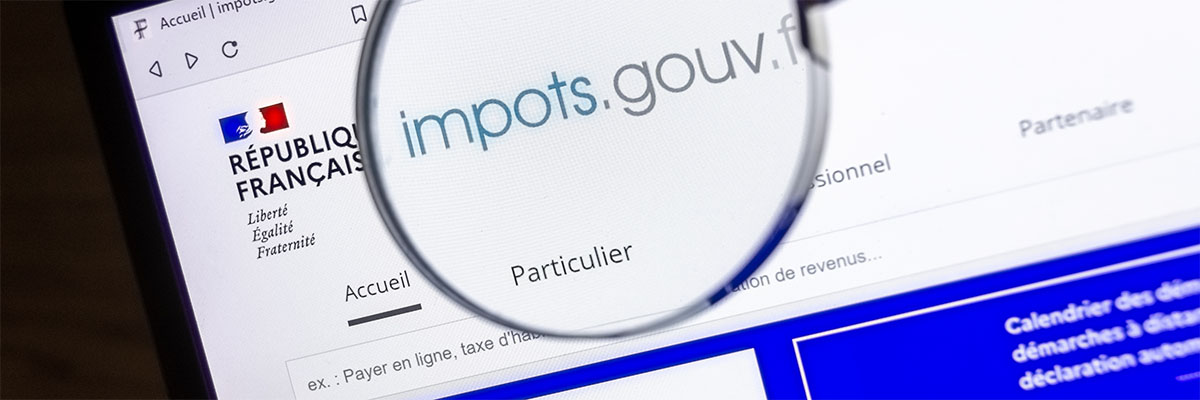 page du site impot.gouv.fr pour faire sa déclaration d'impôts sur le revenu 2024