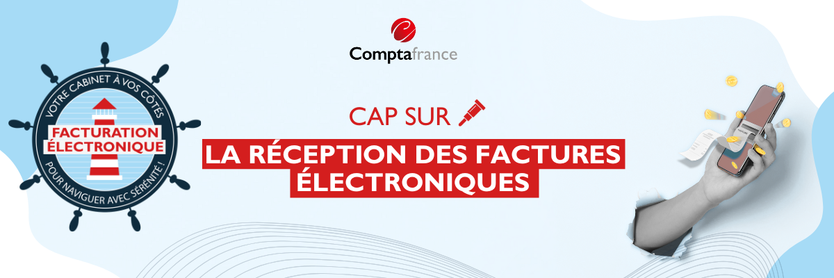 visuel symbolisant la réception des factures électroniques
