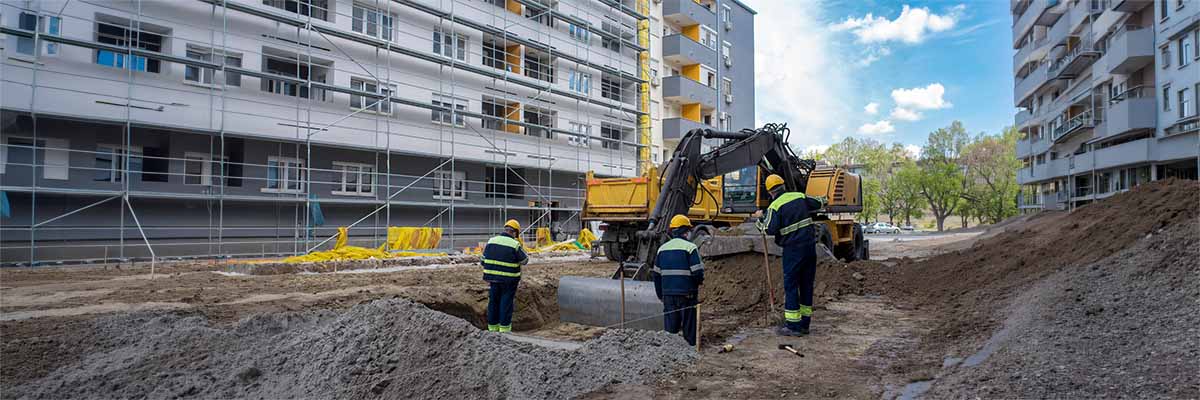 chantier d'une entreprise qui bénéficie de l'aide carburant btp